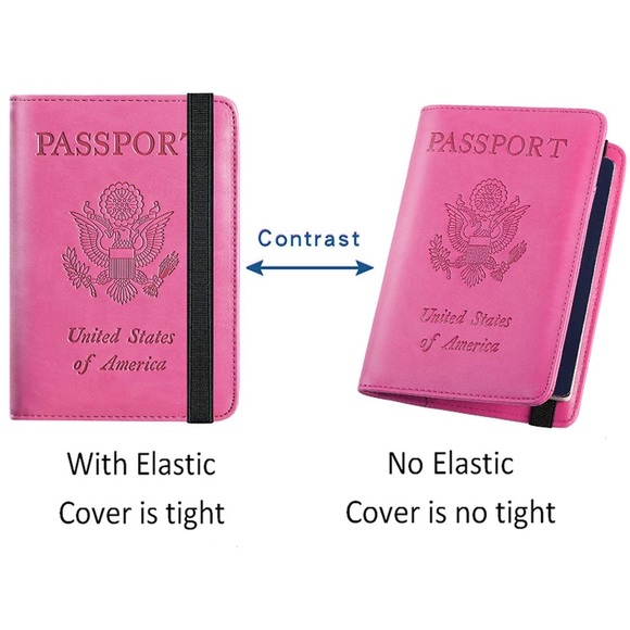 PINK WOMAN’S RFID Passport holder *NWT* - Picture 3 of 7